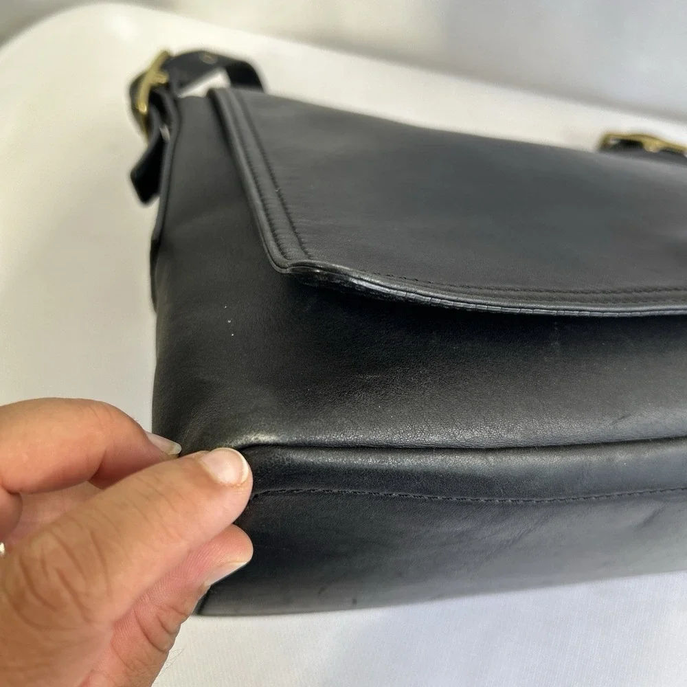 Coach Handbag Black Hobo Handbag #M2W -9828 VINTAGE